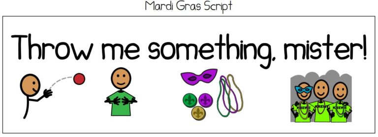 Mardi Gras Script: Throw Me Something Mister