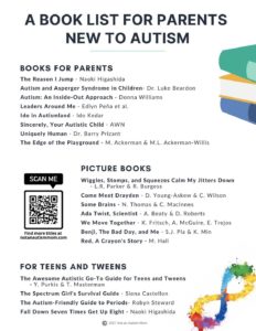 A Book List for Parents with Autism: Visit Not an Autism Mom Blog to Learn More